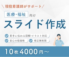 現役看護師がサポート医療・介護向けスライド作ります イメージ1