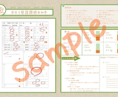 テストの答案を解析し、ミスの傾向と対策を調べます 現役の大手塾主任講師が、あなたのテストをとことん分析！