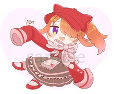 ゆるいデフォルメのミニキャラ描きます 修正は3回まで無料！可愛いデフォルメキャラ描きます