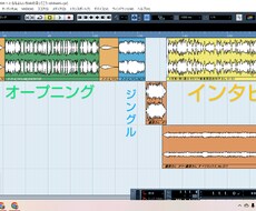 ラジオ、店内放送、などあなたの声にBGMをつけます イメージ1