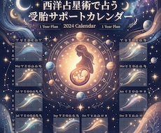 受胎サポートカレンダー１年分作成します 西洋占星術で占う【あなただけのバイオリズム】