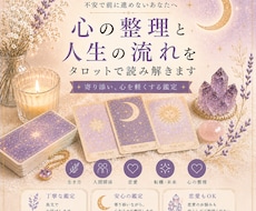 不安で前に進めない時のタロット鑑定します イメージ1