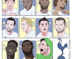 popな似顔絵、チームのメンバーイラストを描きます イメージ1