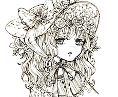 アンティーク調のイラストを制作します レトロ、カントリー、アンティークな雰囲気が欲しい方へ。