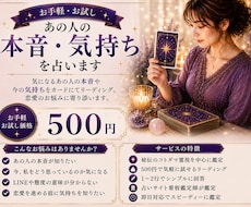 即日対応　最短10分　あの人の本音・気持ちを視ます お手軽　お試し５００円　短文１〜２行　秘伝のコトダマ霊視