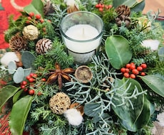 クリスマスキャンドルリースをお作りします イメージ1