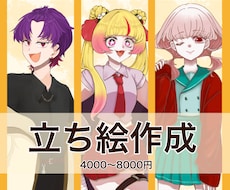 立ち絵作成いたします イメージ1