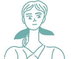 シンプルでポップな人物を描きます 人物や小物を組み合わせり、色味指定も可能です。