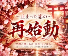 連絡が来ない彼の本音・理由を霊視します イメージ1