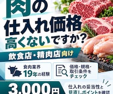 飲食店・精肉店の肉の仕入れを見直します 食肉業界19年｜仕入れ価格の妥当性と改善ポイントを確認