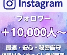 インスタのフォロワー10,000人増加します イメージ1