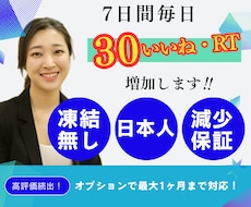 X【運用代行】7日間30いいね、RTします Twitter、日本人のみで最大30日まで対応可能