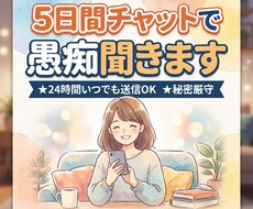 5日間チャットで愚痴聞きます★優しく寄り添います イメージ1