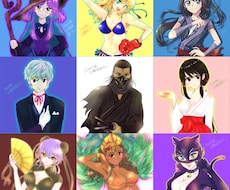 2次元のかわいいかっこいいキャラクター作ります お題頂戴し、アニメの中から飛び出した様なキャラクター描きます