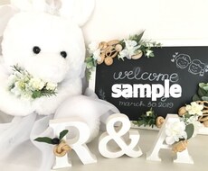 結婚式のウェルカムボードなどお作りします イメージ1