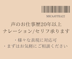 聞きやすい声で、伝わるナレーション・音声収録します イメージ1