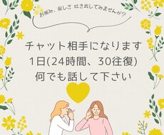 何のお話しでもOK!チャットでお話し相手になります イメージ1