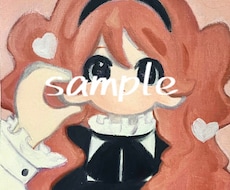 女の子オリジナルイラストを描いています イメージ1