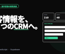 顧客管理・営業支援システムを制作します 営業/名刺/案件管理の開発実績｜自社CRMを構築
