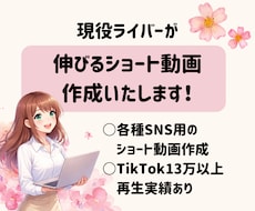 あなたの理想のショート動画、作ります 各種SNS用の縦型動画を作成します！