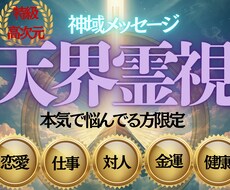 天界霊視｜悩みの解決策を授けます イメージ1