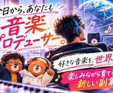 AIで自分の曲を作り配信するまでの手順書を渡します イメージ1