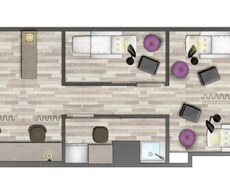 売れるマンション、アパートの図面作ります 図面に色を付け魅力のある資料を作成致します。
