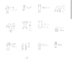 独特かつシンプルな、使いやすいスタンプ作ります イメージ1