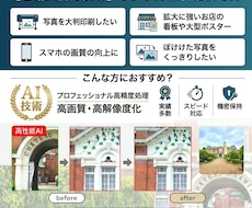 ディープラーニング技術で高画質化・鮮明化します Google認定技術者が対応｜低画質写真を「超・高精細」へ