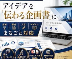 アイデア段階から企画書・提案資料を作成します イメージ1