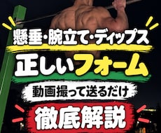 懸垂・腕立て・ディップスの正しいやり方を教えます ジム不要。家と公園だけで、かっこいい身体を作りましょう！