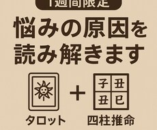 1週間限定で悩みの原因を占います イメージ1