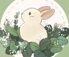 かわいくてシンプルな動物アイコンを描きます 世界観を合わせたヘッダーも制作可能！