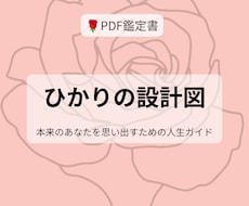 ひかりの設計図で本来のあなたを読み解きます イメージ1