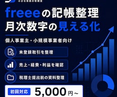 freeeの記帳整理をします イメージ1