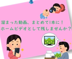 ホームビデオを編集します イメージ1