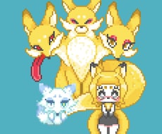 あなたのキャラクターをピクセルアートにします イメージ1