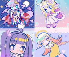 レトロポップなデフォルメイラスト描きます イメージ1