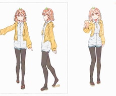 ポップかわいいキャラクターデザイン作ります イメージ1