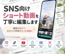 SNS向けショート動画を丁寧に編集します イメージ1