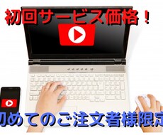 初回限定 YouTubeなどの動画編集やってます イメージ1