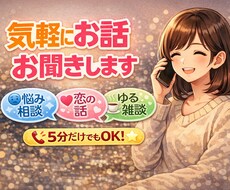 誰にも言えない悩み、電話でお聴きいたします イメージ1