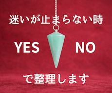 迷いと不安の根本原因をYES/NOで答えます イメージ1