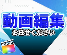 動画のカット、テロップ打ち担当します イメージ1