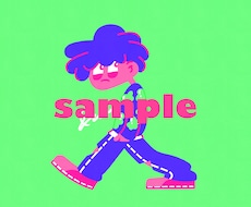 レトロで可愛いキャラクターを作成します イメージ1