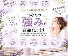 あなたの経験と強みを整理して言語化します イメージ1