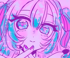 SNSのヘッダーをゆめかわいい絵柄で描きます イメージ1