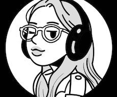 SNSアイコンに！シンプルな白黒イラスト描きます Twitterやインスタグラムにおすすめ♪