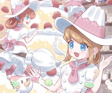 キャラクターの立ち絵〜背景付き一枚絵を描きます ★ふんわか可愛い、物語が伝わるイラストを制作します★