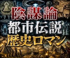 陰謀論？都市伝説？歴史ロマンのお話しお聴きします 否定ゼロで共感✨周りに言えない不思議な話を語り尽くそう♪